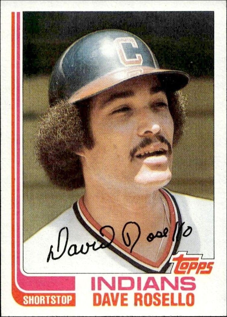 1982 Topps Dave Rosello #724 trading card