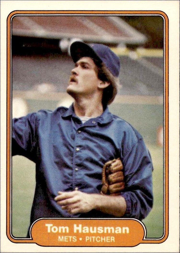 1982 Fleer Tom Hausman #526 trading card