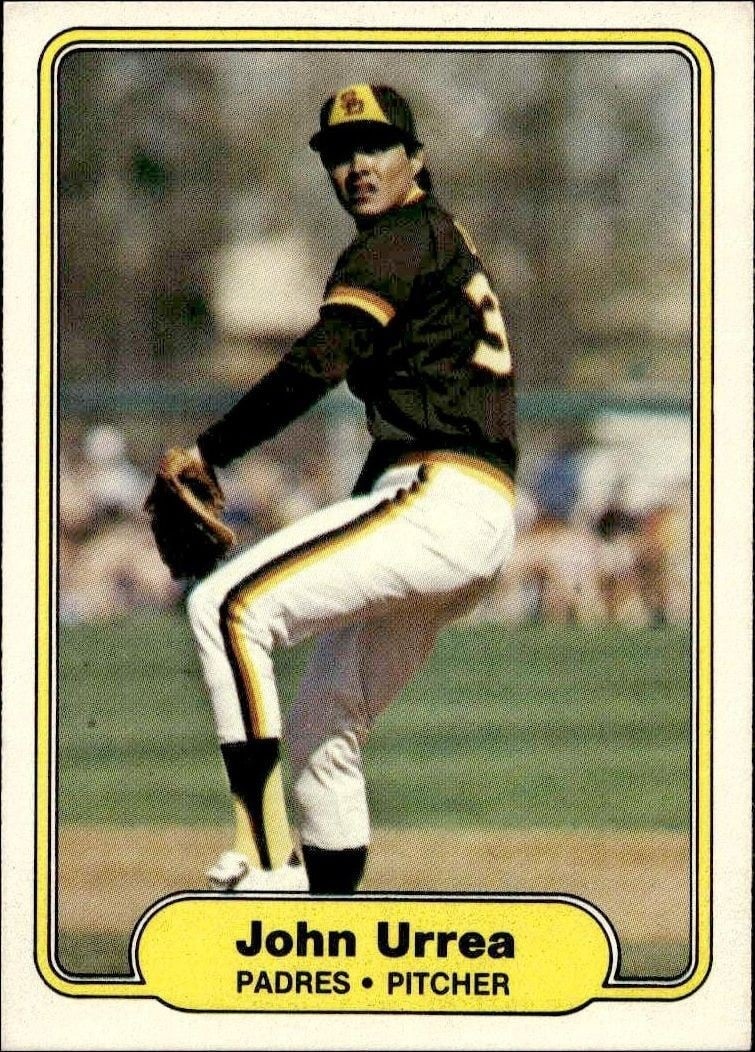 1982 Fleer John Urrea #583 trading card