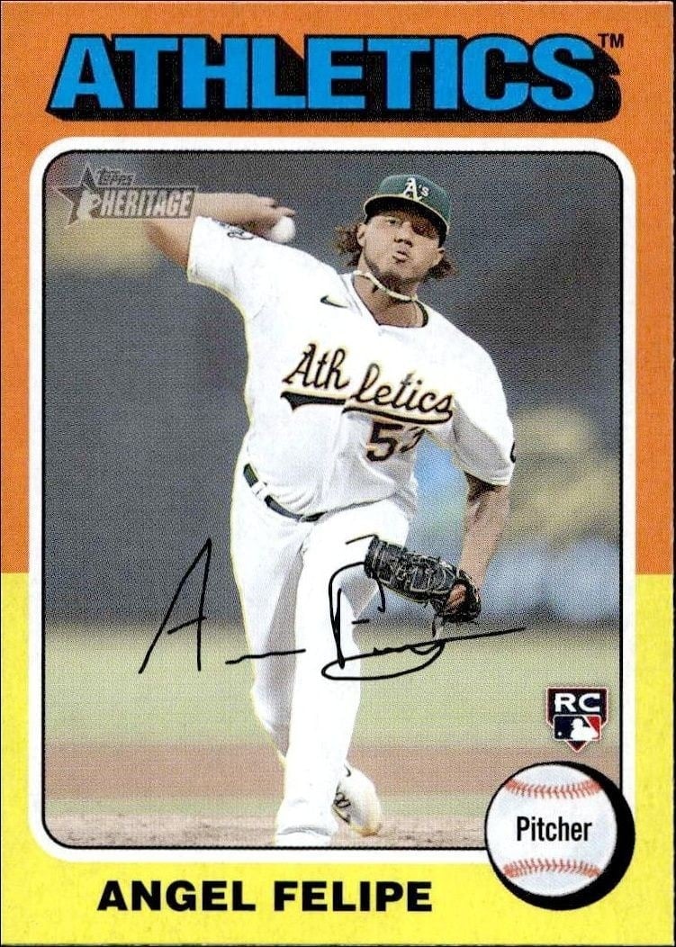2024 Topps Heritage Angel Felipe #147 trading card