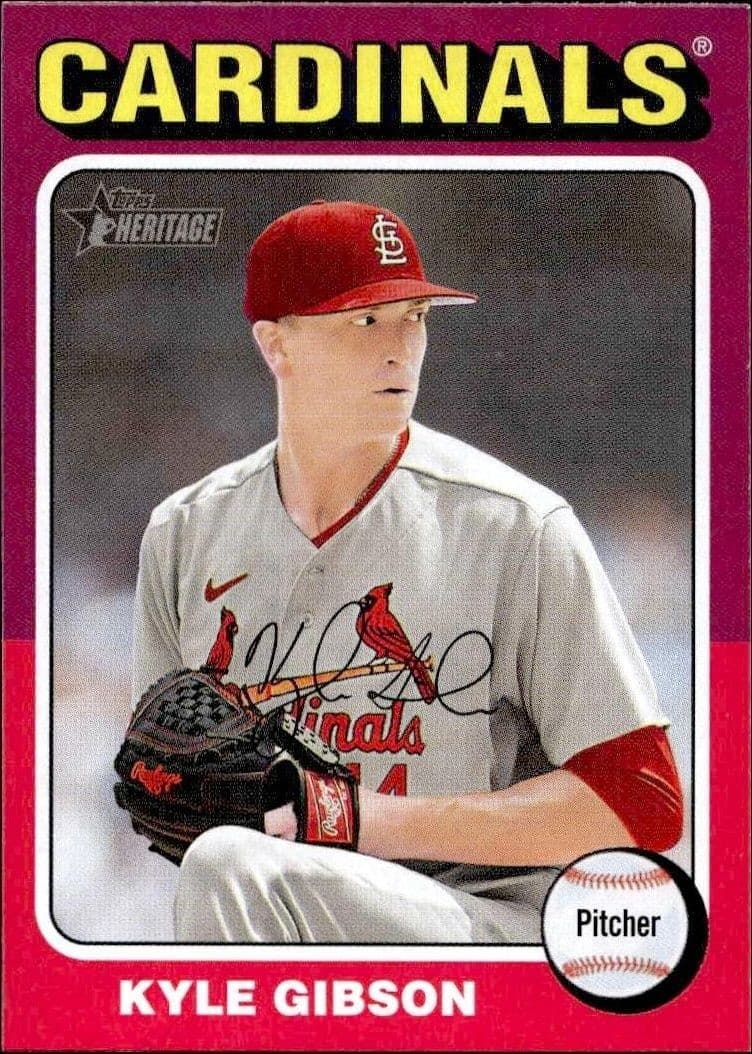 2024 Topps Heritage Kyle Gibson #269 trading card