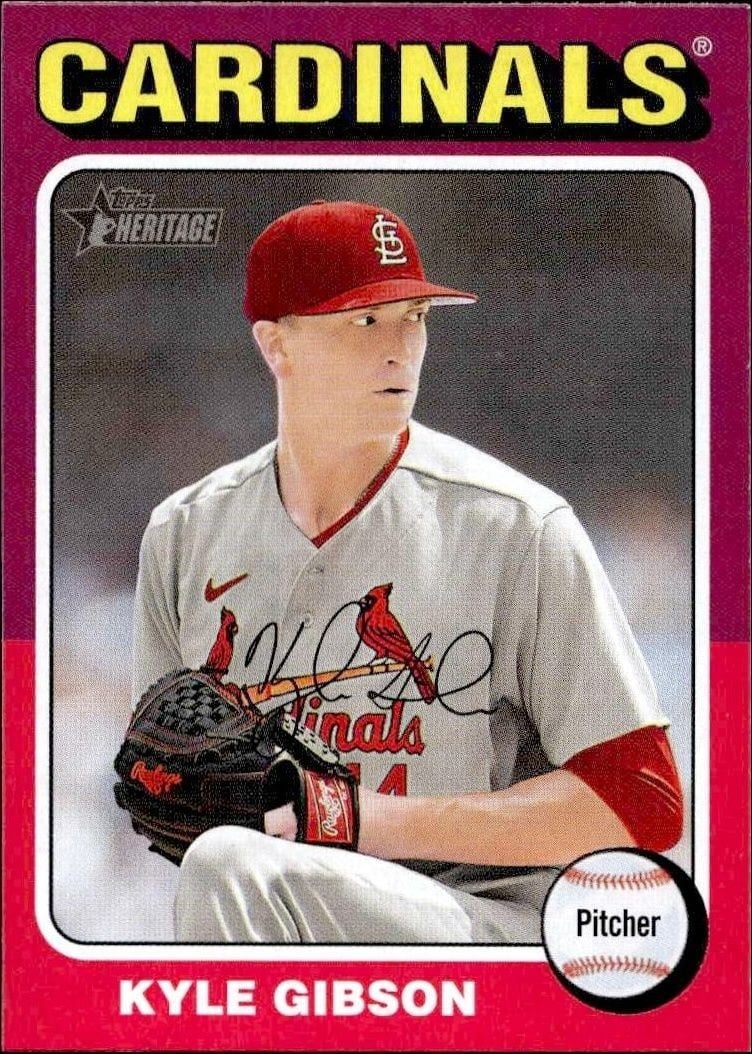 2024 Topps Heritage Kyle Gibson #269 trading card