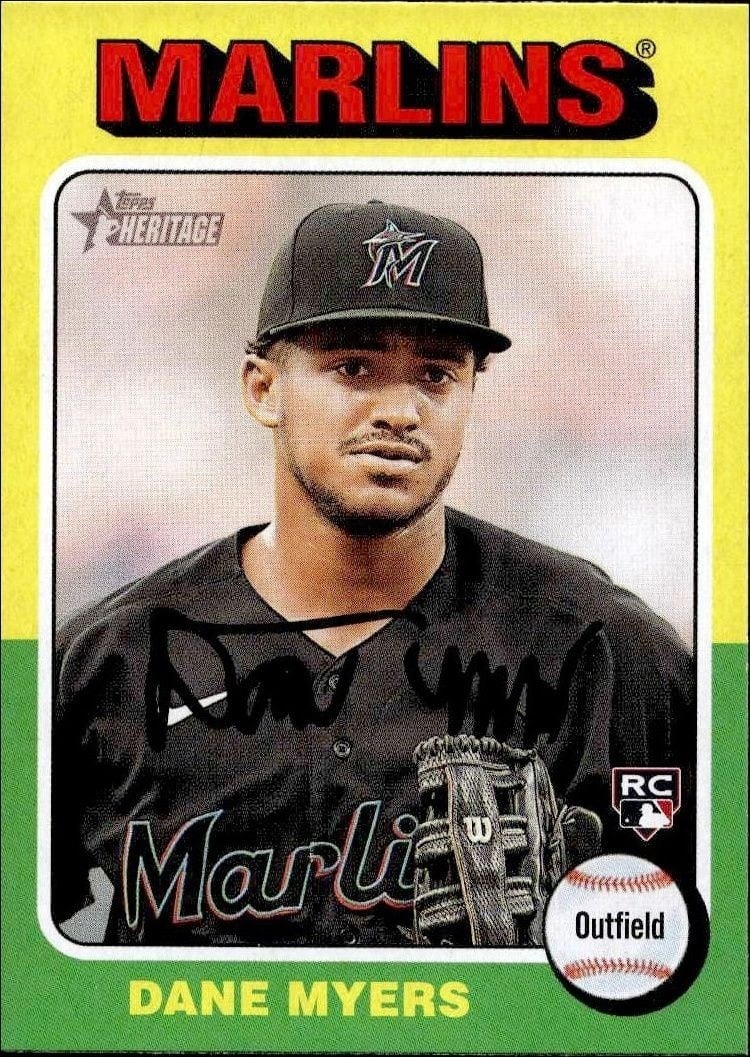 2024 Topps Heritage Dane Myers #412 trading card