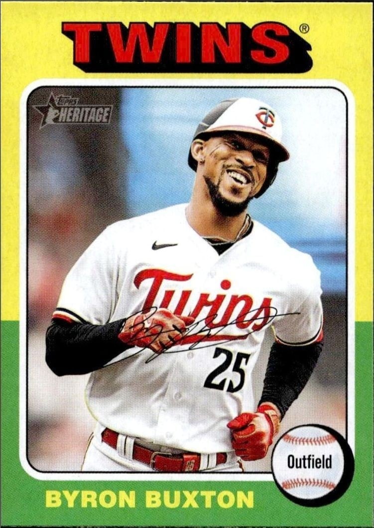 2024 Topps Heritage Byron Buxton #126 trading card