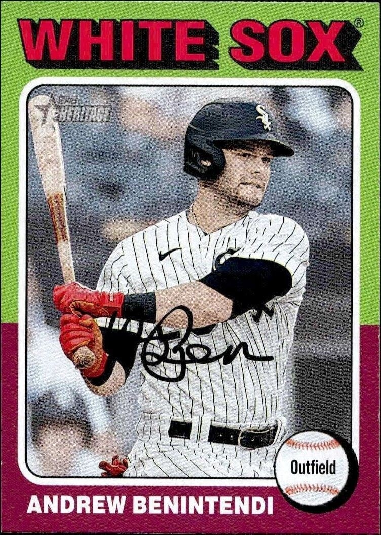 2024 Topps Heritage Andrew Benintendi #450 trading card