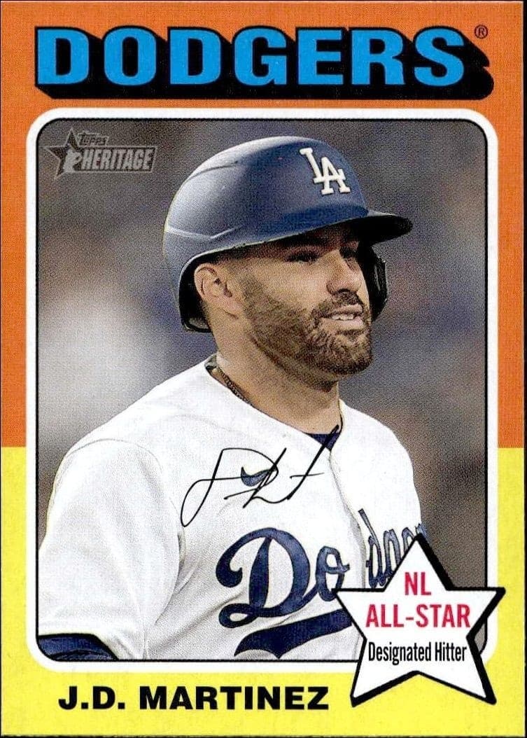 2024 Topps Heritage J.D. Martinez #434 trading card