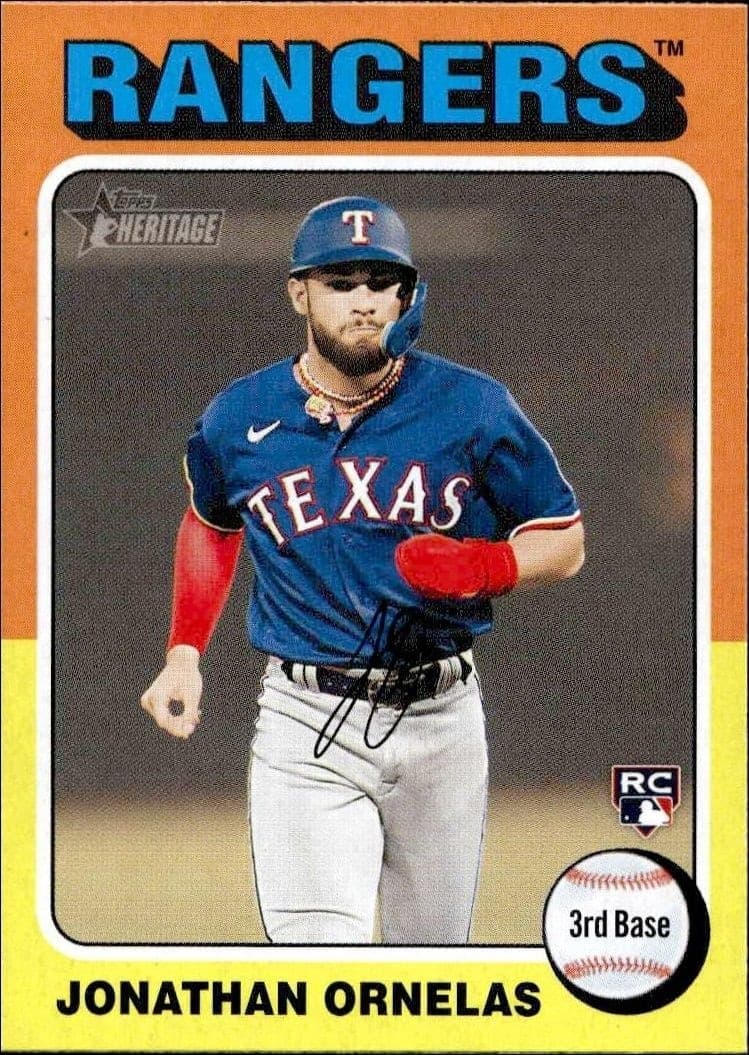 2024 Topps Heritage Jonathan Ornelas #421 trading card