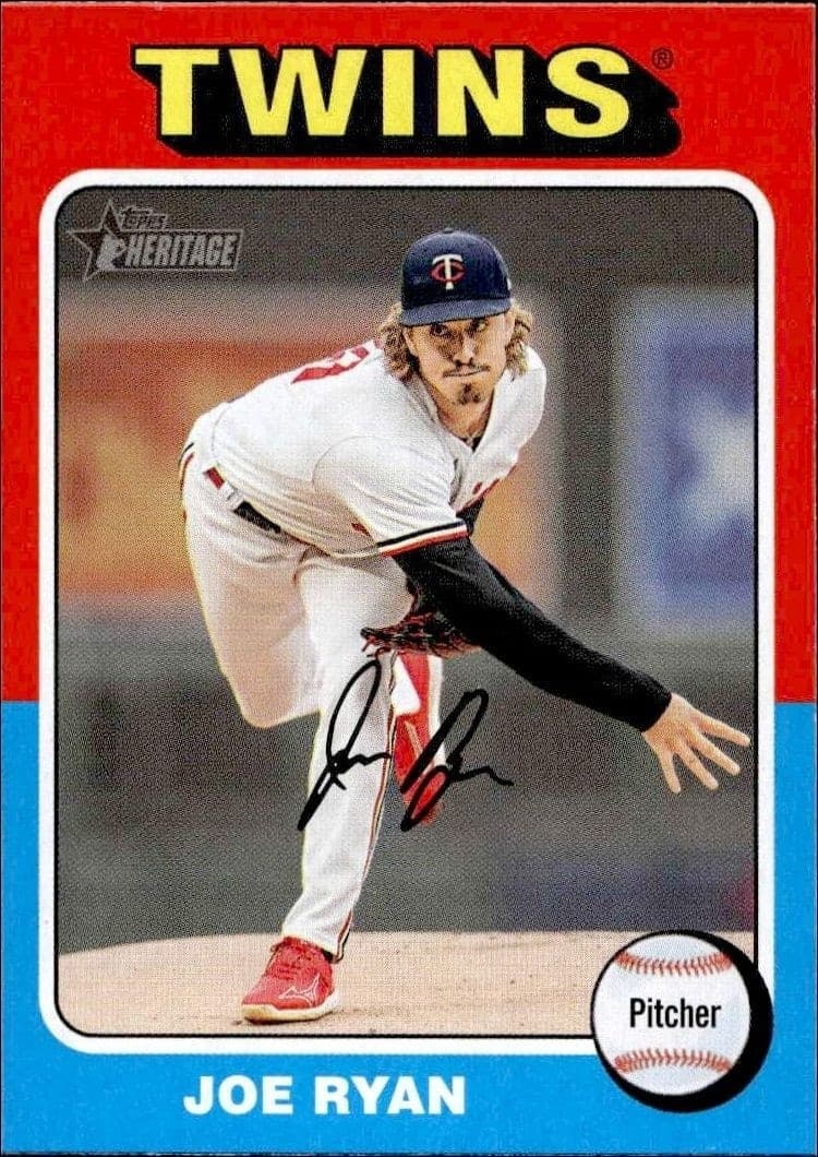 2024 Topps Heritage Joe Ryan #246 trading card