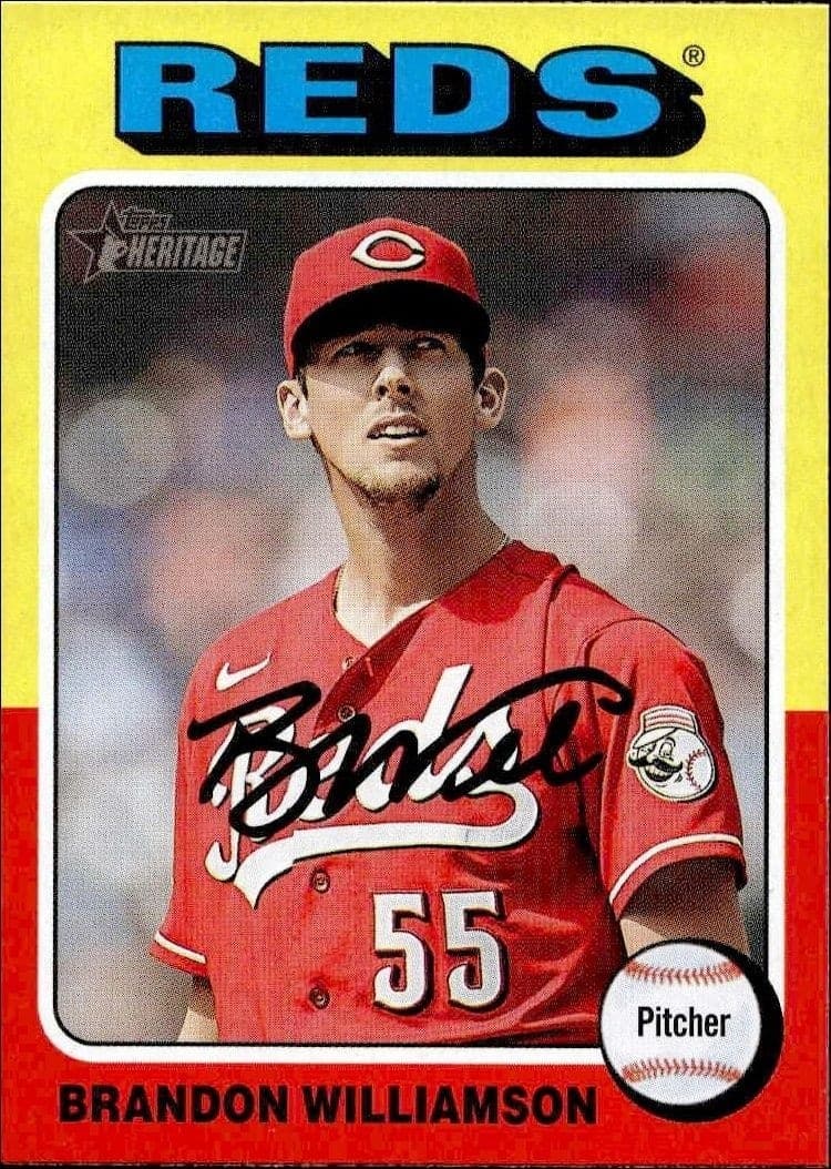 2024 Topps Heritage Brandon Williamson #264 trading card