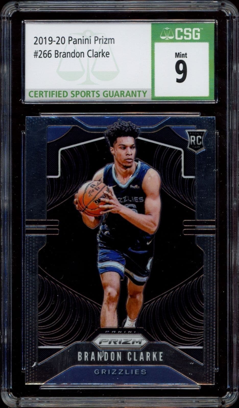 2019-20 Panini Prizm Brandon Clarke #266 trading card