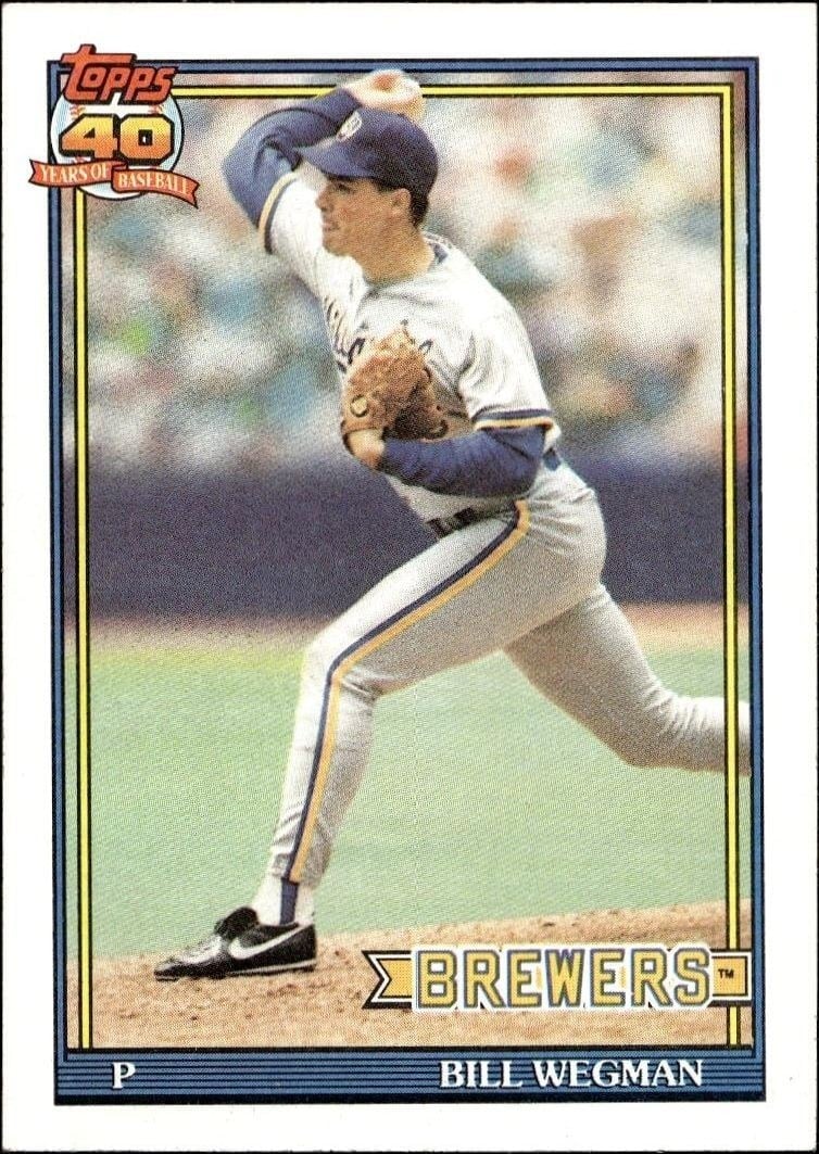 1991 Topps Bill Wegman #617 trading card