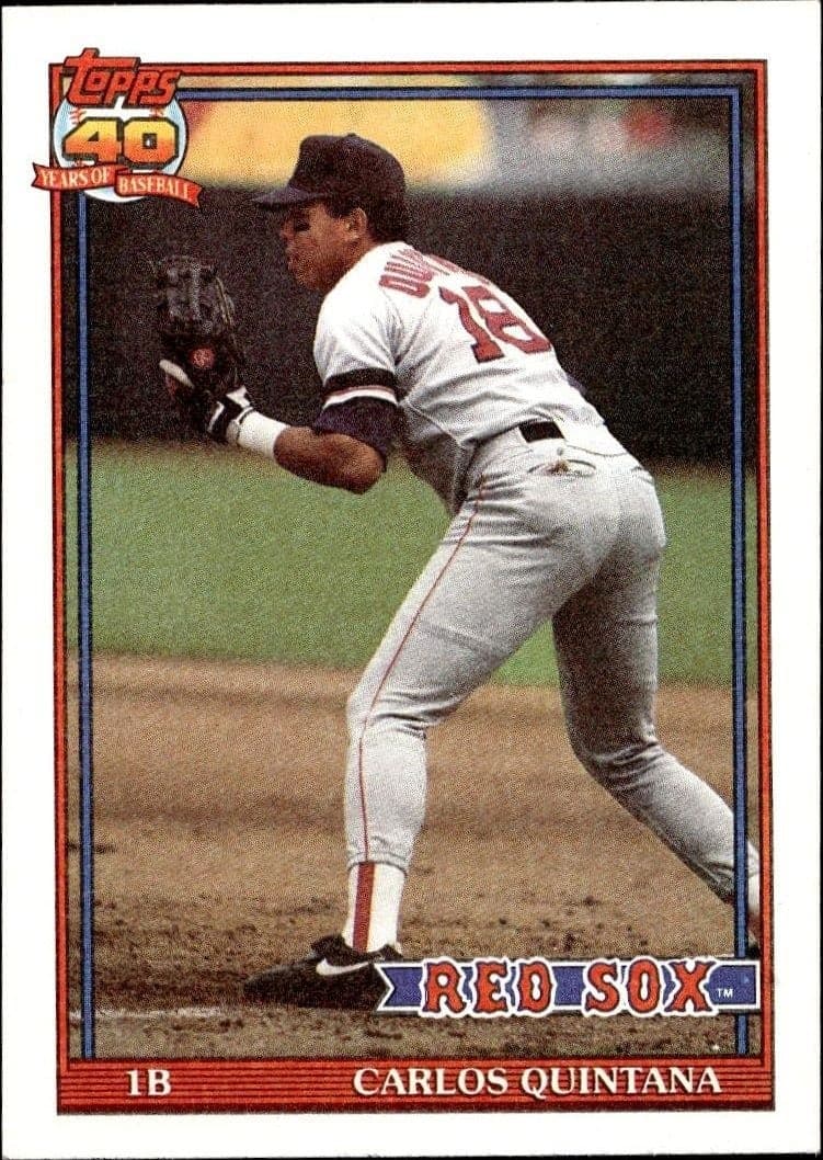 1991 Topps Micro Carlos Quintana #206 trading card