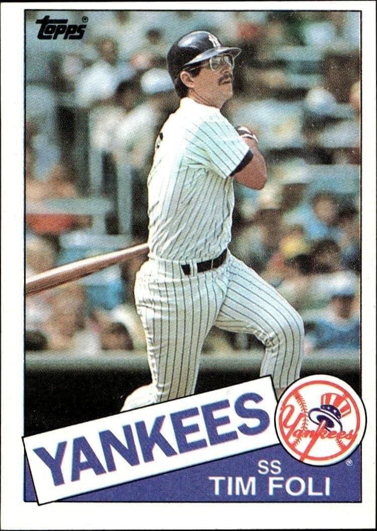 1985 Topps Tim Foli #456 trading card
