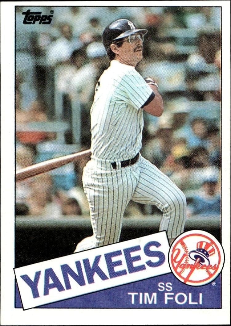 1985 Topps Tim Foli #456 trading card
