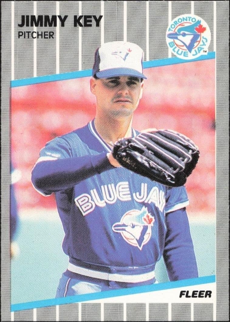 1989 Fleer Jimmy Key #236 trading card
