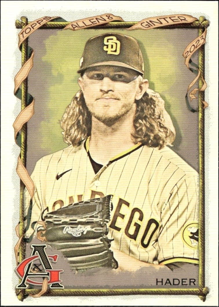 2023 Topps Allen & Ginter Josh Hader #186 trading card