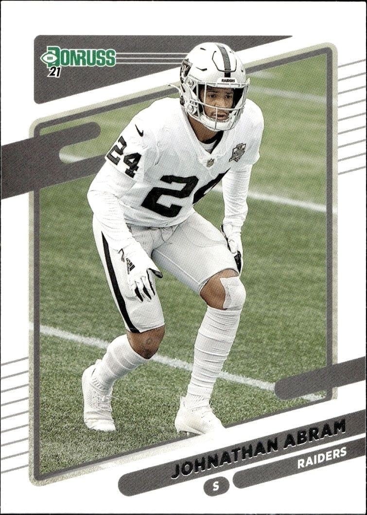 2021 Panini Donruss Johnathan Abram #89 trading card