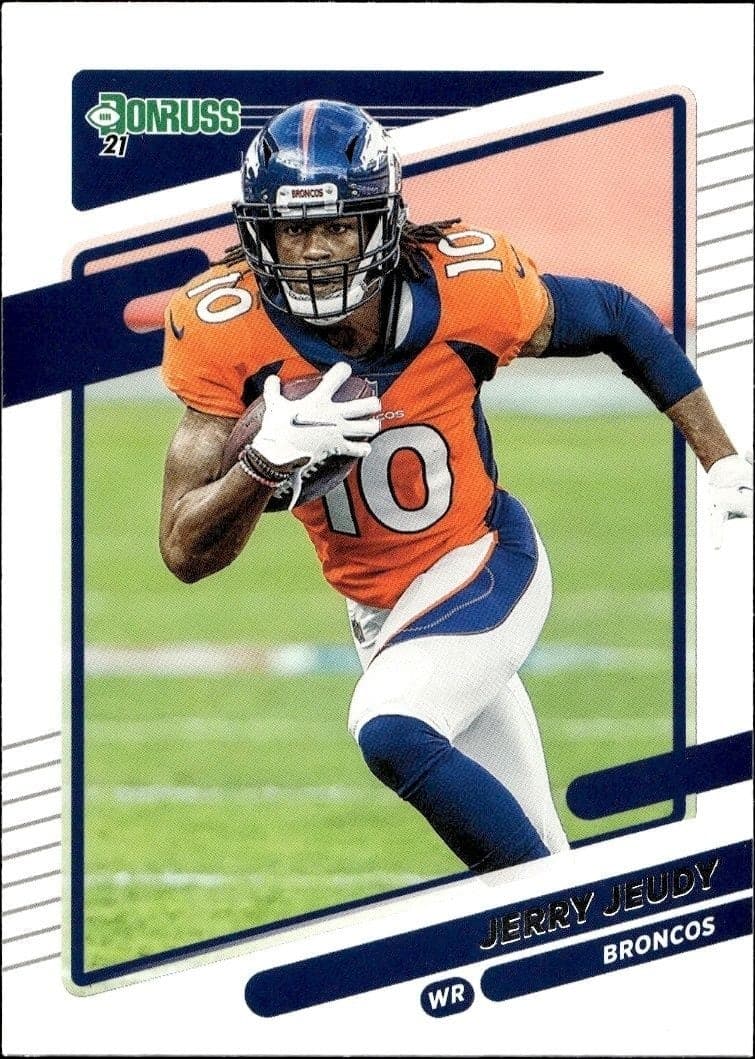 2021 Panini Donruss Jerry Jeudy #185 trading card