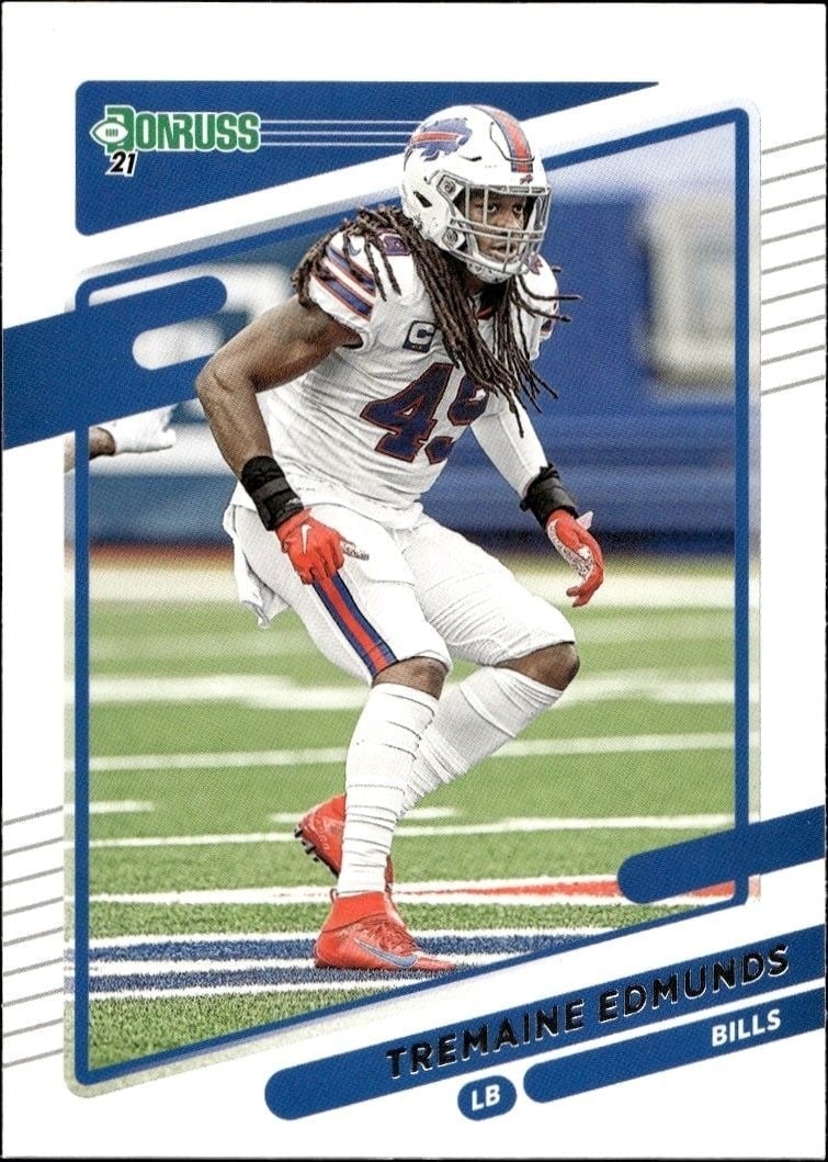 Tremaine Edmunds 2021 Panini Donruss #231 Football Trading Card - Front 2021 Panini Donruss Tremaine Edmunds #231 football trading card front