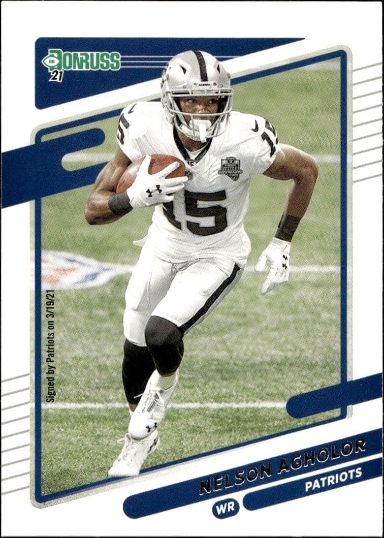2021 Panini Donruss Nelson Agholor #92 trading card