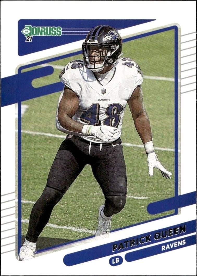 Patrick Queen 2021 Panini Donruss #242 Football Trading Card - Front 2021 Panini Donruss Patrick Queen #242 football trading card front