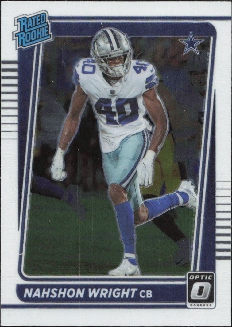 2021 Panini Donruss Optic Nahshon Wright #285 trading card