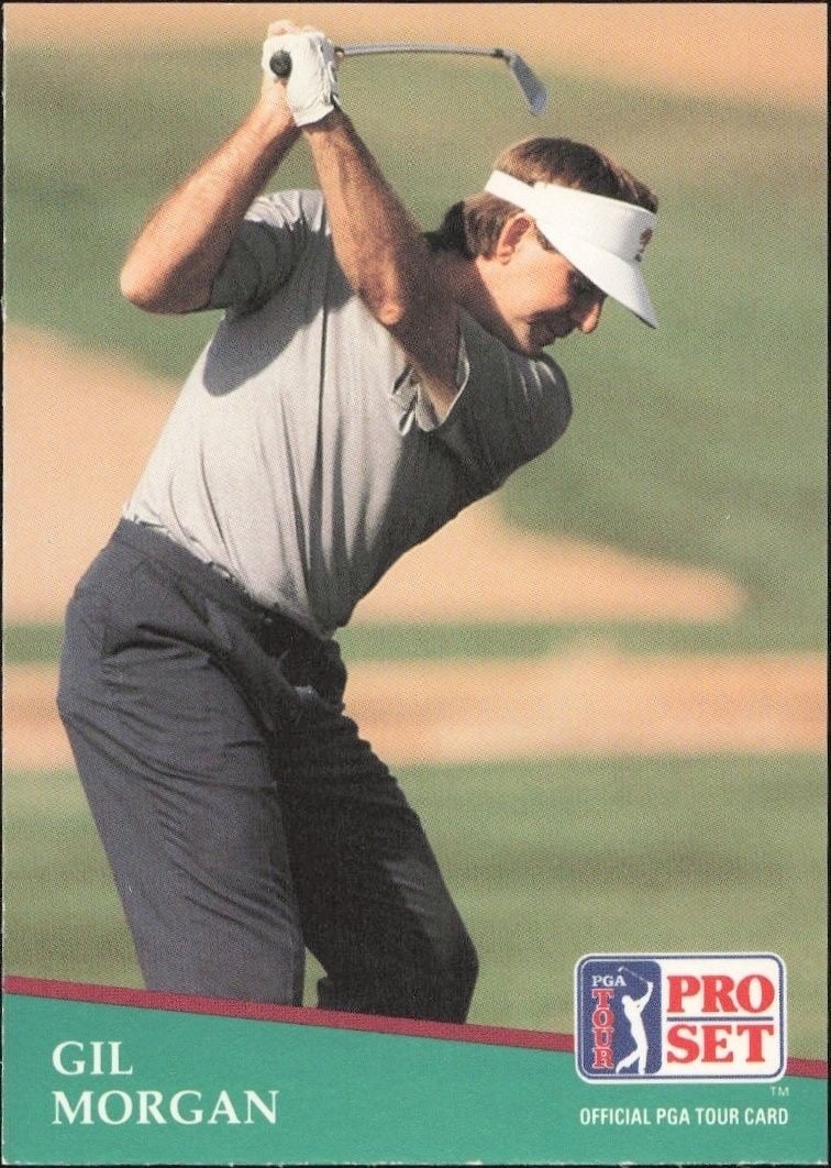 Gil Morgan 1991 Pro Set PGA Tour #80 Golf Trading Card - Front 1991 Pro Set PGA Tour Gil Morgan #80 golf trading card front