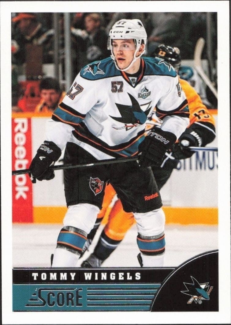 2013-14 Panini Score Tommy Wingels #430 trading card