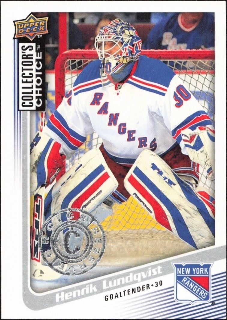 2009-10 Upper-Deck Collector's Choice Henrik Lundqvist #119 trading card
