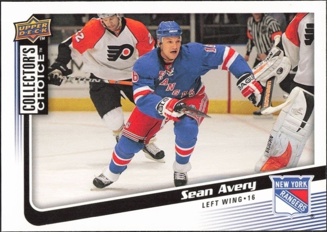 2009-10 Upper-Deck Collector's Choice Sean Avery #121 trading card