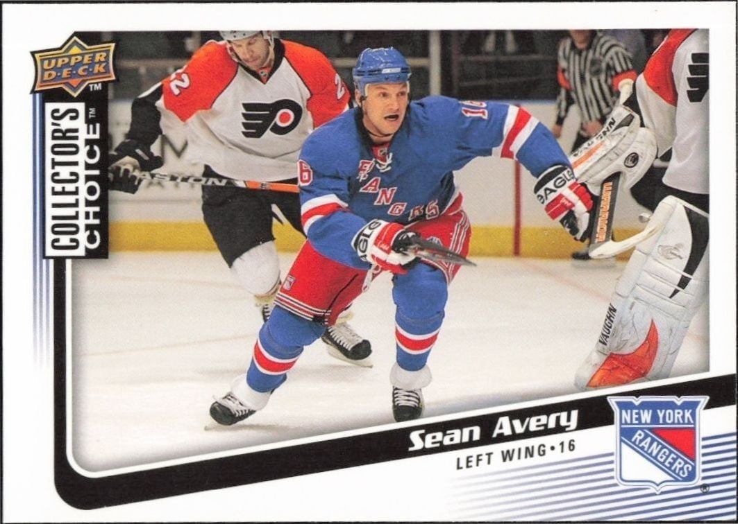 2009-10 Upper-Deck Collector's Choice Sean Avery #121 trading card