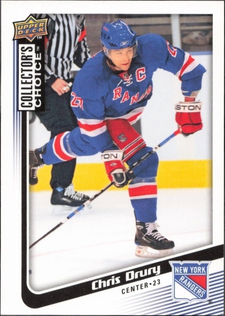 2009-10 Upper-Deck Collector's Choice Chris Drury #117 trading card