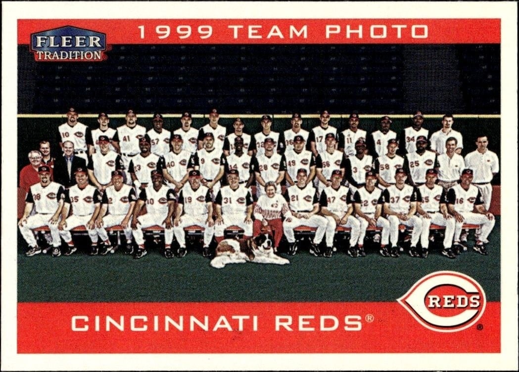 2000 Fleer Tradition Glossy Cincinnati Reds #255 trading card