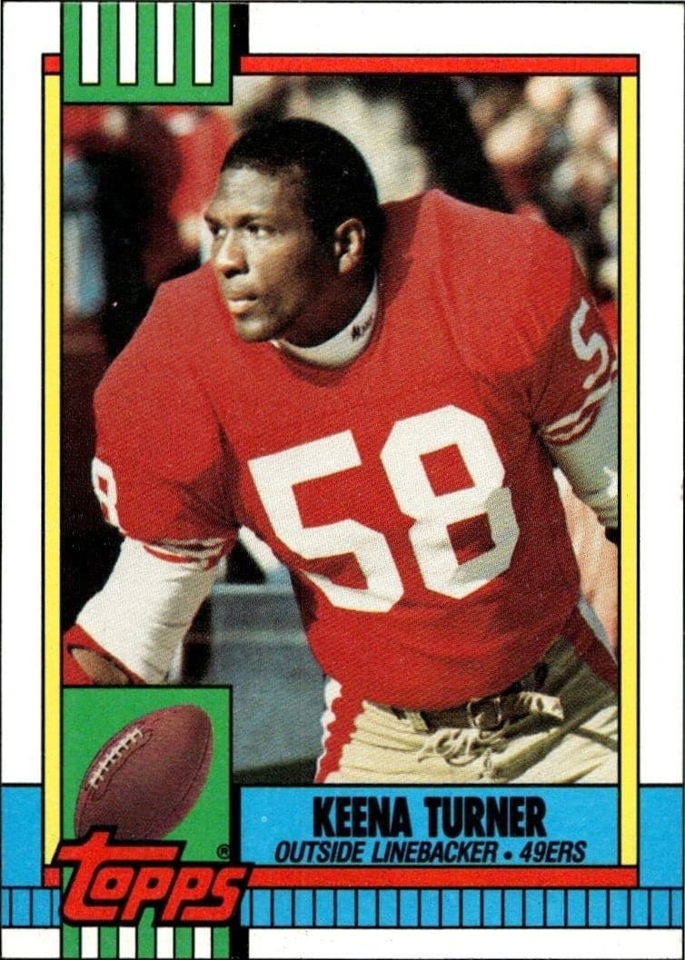 1990 Topps Keena Turner #24 trading card