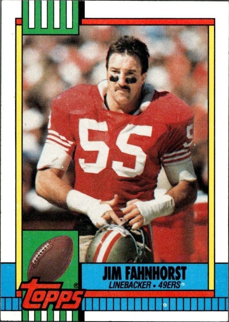 1990 Topps Jim Fahnhorst #23 trading card