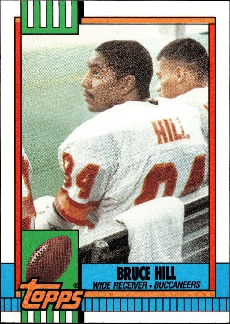 1990 Topps Bruce Hill #408 trading card