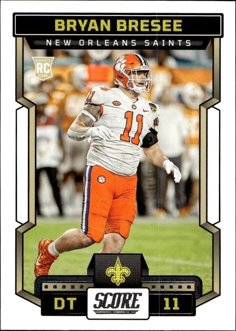 Bryan Bresee 2023 Panini Score #371 Football Trading Card - Front 2023 Panini Score Bryan Bresee #371 football trading card front