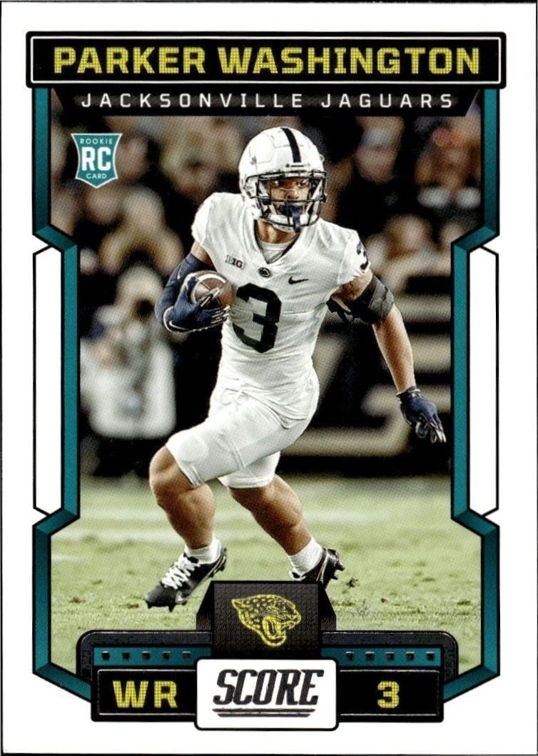 2023 Panini Score Parker Washington #361 trading card