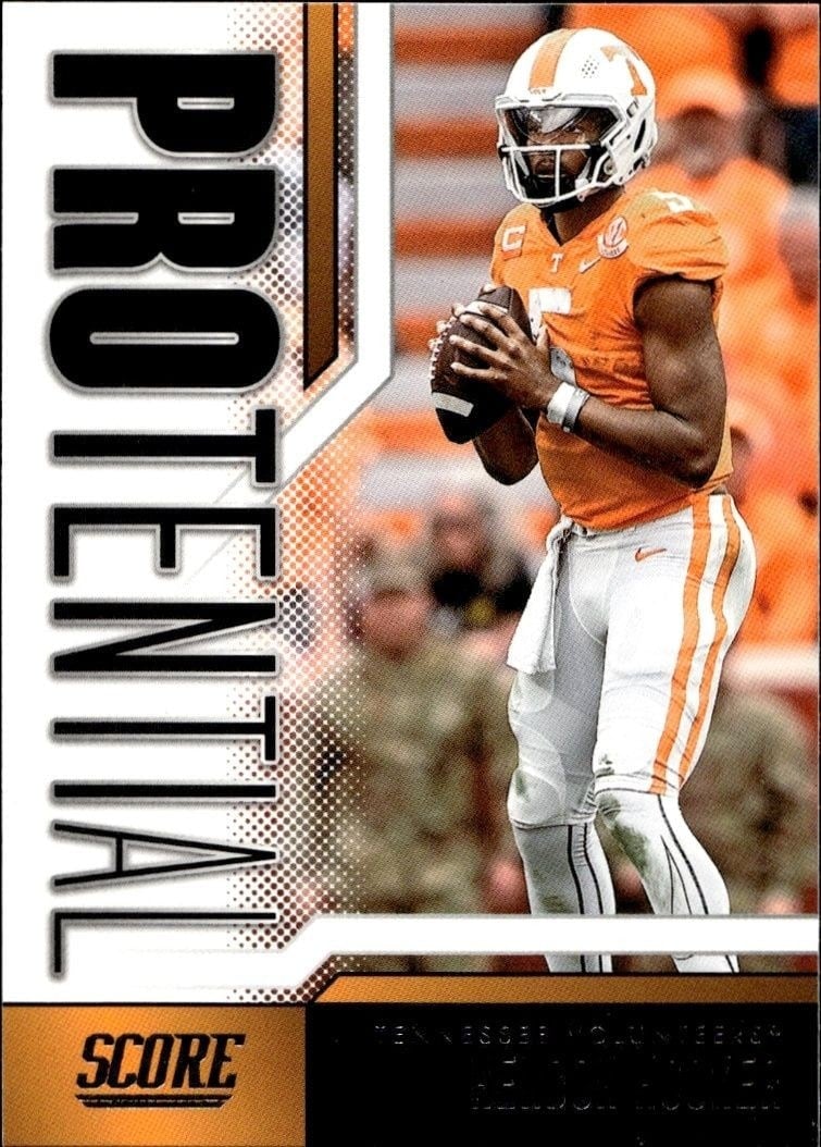 Hendon Hooker 2023 Panini Score #5 Football Trading Card - Front 2023 Panini Score Hendon Hooker #5 football trading card front