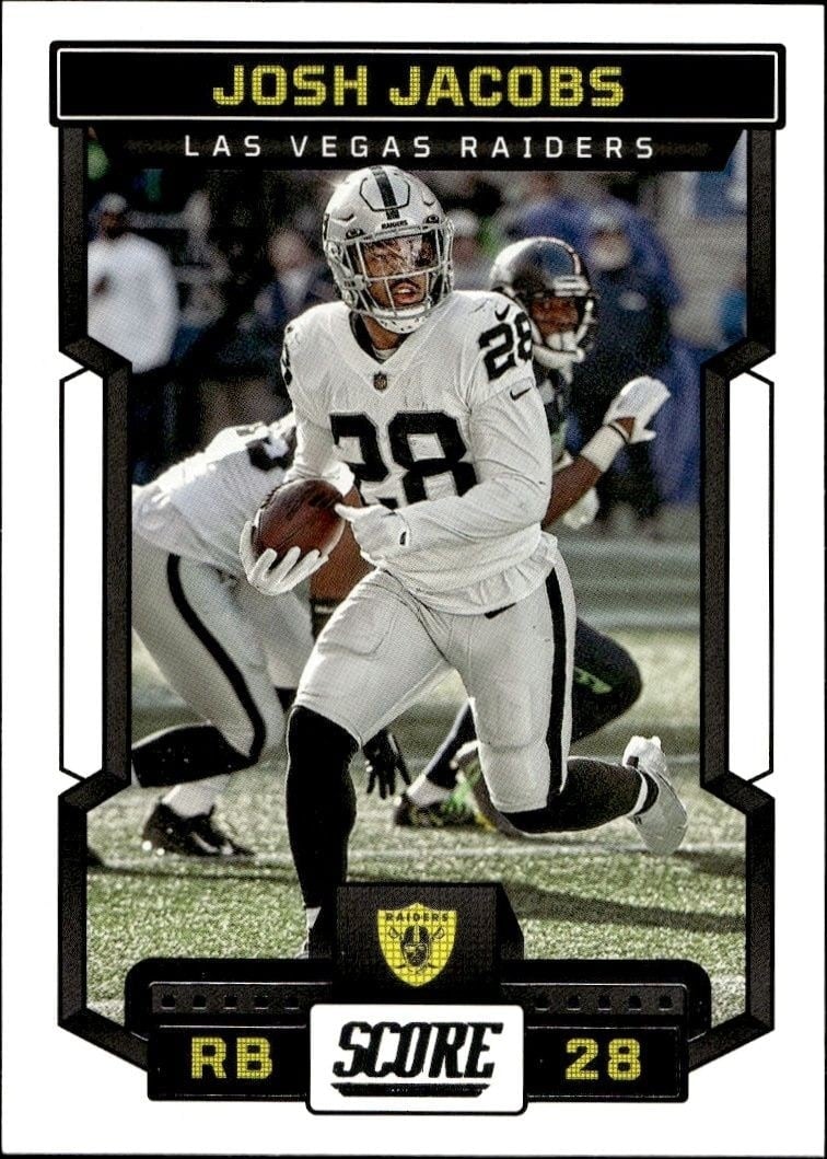 2023 Panini Score Josh Jacobs #133 trading card