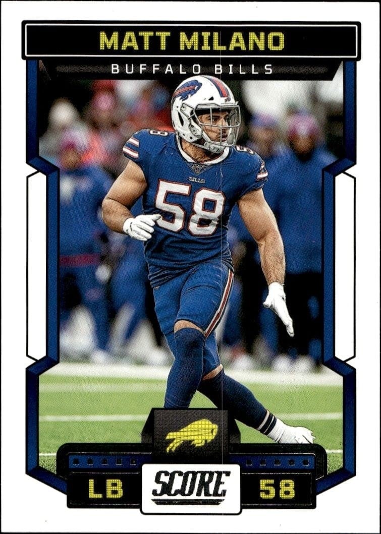 Matt Milano 2023 Panini Score #260 Football Trading Card - Front 2023 Panini Score Matt Milano #260 football trading card front