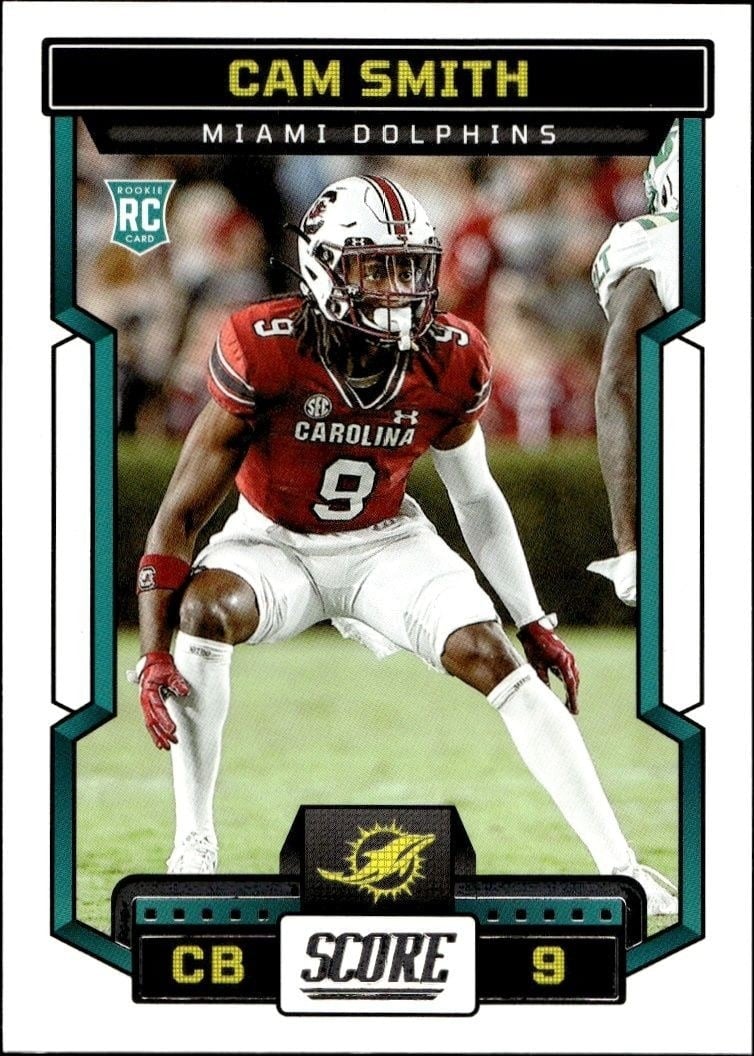 Cam Smith 2023 Panini Score #384 Football Trading Card - Front 2023 Panini Score Cam Smith #384 football trading card front