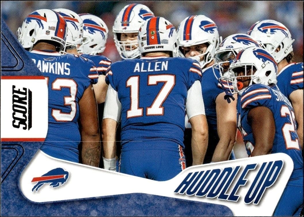 Buffalo Bills 2023 Panini Score #12 Football Trading Card - Front 2023 Panini Score Buffalo Bills #12 football trading card front