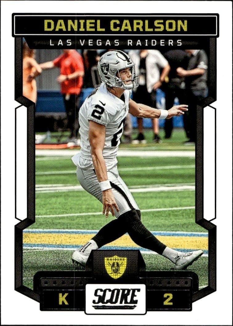 2023 Panini Score Daniel Carlson #138 trading card