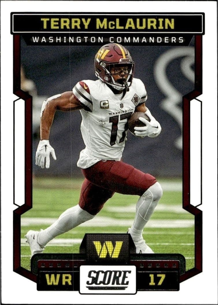 2023 Panini Score Terry McLaurin #255 trading card