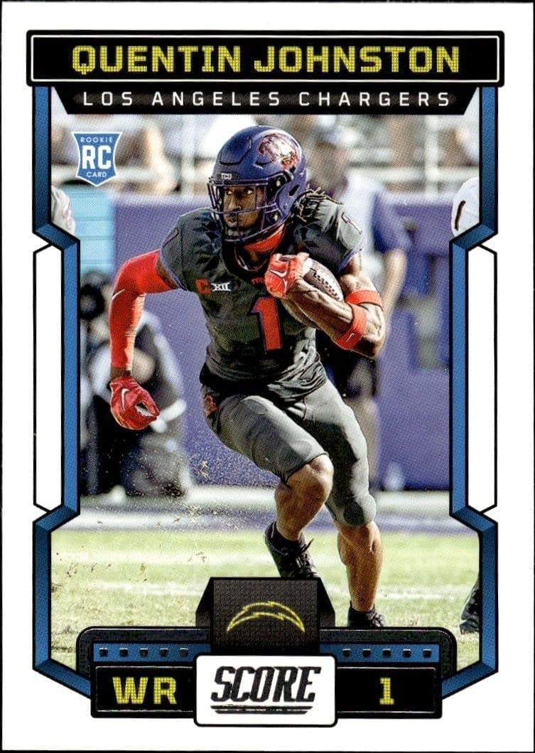 2023 Panini Score Quentin Johnston #345 trading card