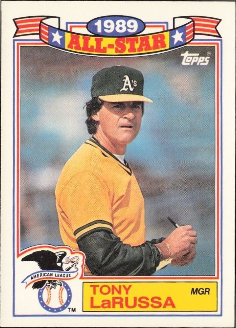 1990 Topps Tony LaRussa #12 trading card