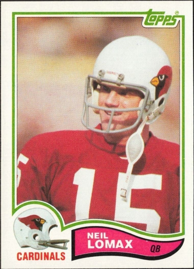 1982 Topps Neil Lomax #471 trading card