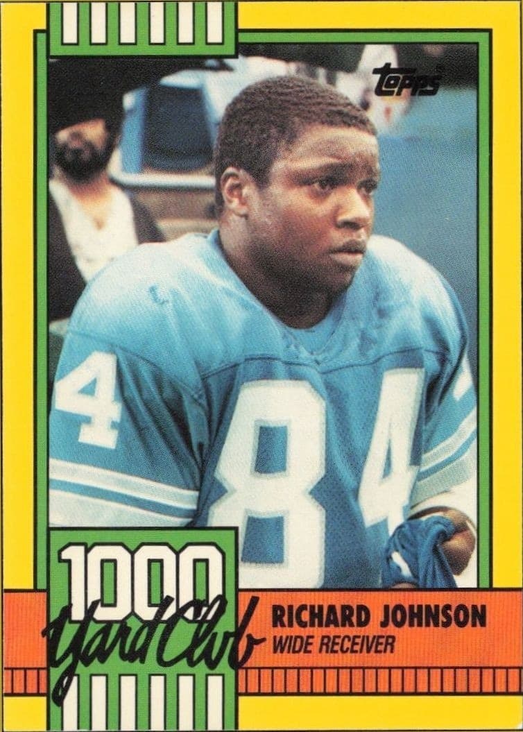 1990 Topps Richard Johnson #22 trading card