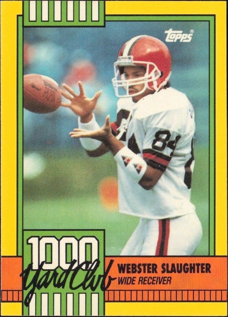 1990 Topps Webster Slaughter #13 trading card